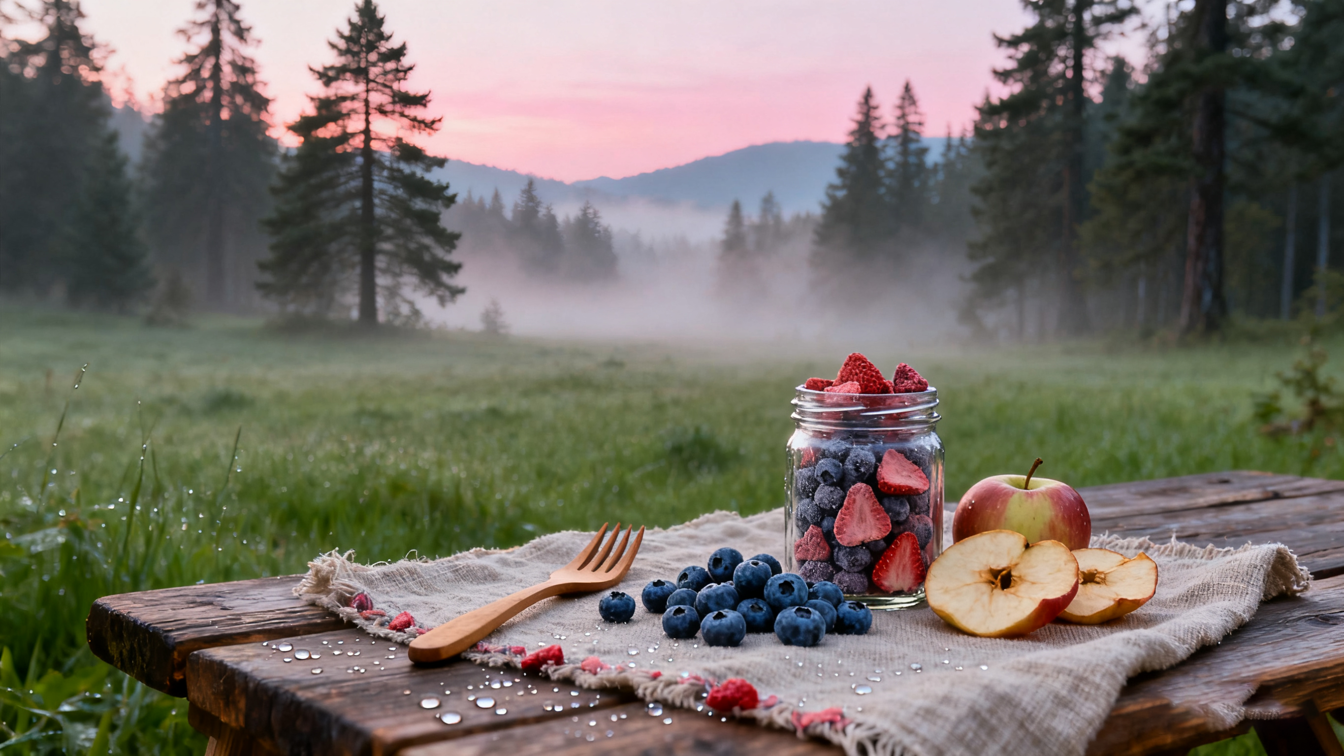 Freeze-dried fruits production