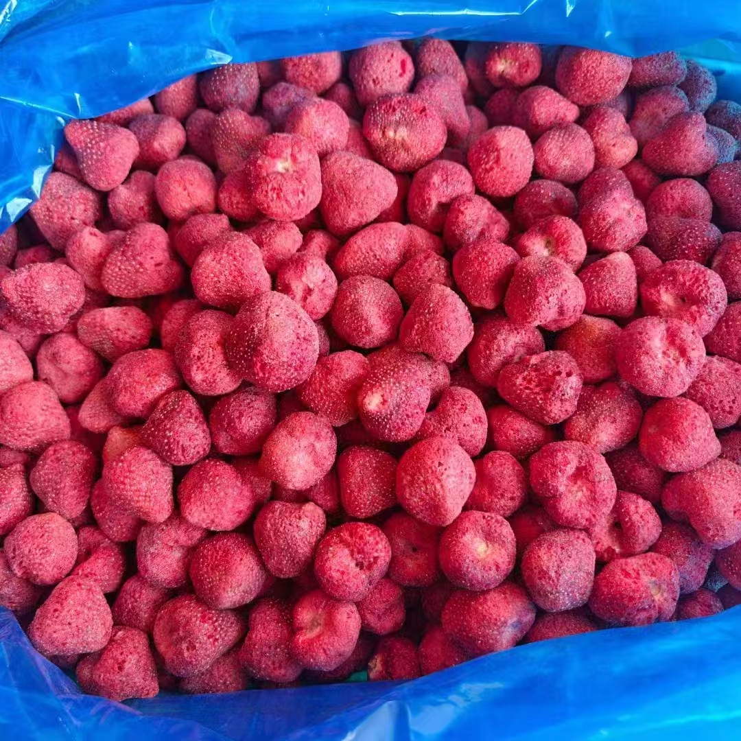 Freeze-Dried Strawberries with sugar