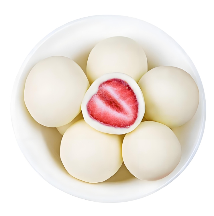 Freeze Dried Strawberry whole with Milk flavor coating