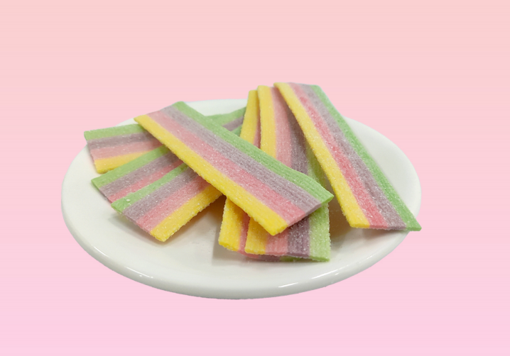 Freeze dried sour candy